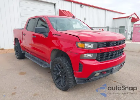 2019 Chevrolet Silverado 1500 Custom z USA, uszkodzony, nr VIN 3GCPWBEHXKG218937